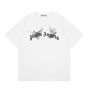 Palm Angels White Graphic T-Shirt